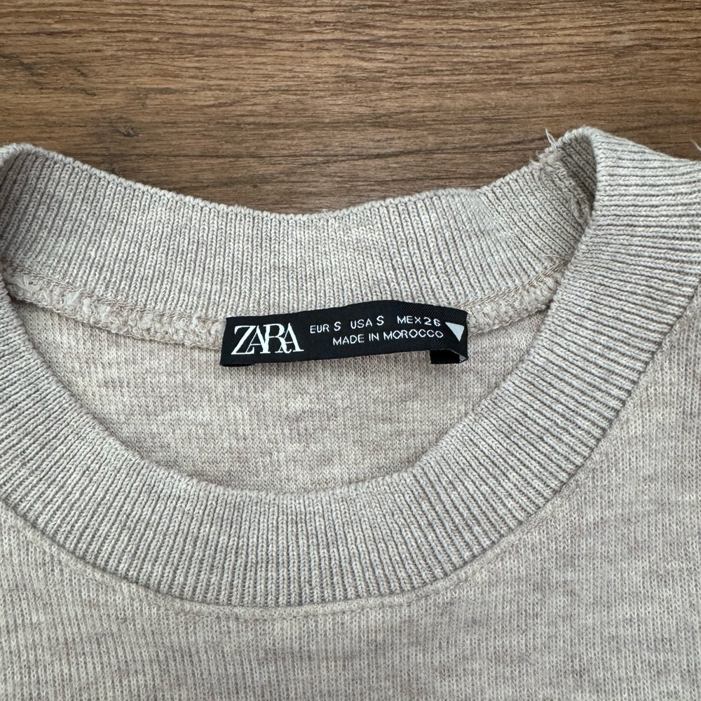 Zara Light Pink Sweater Dress - Picture 2 of 3